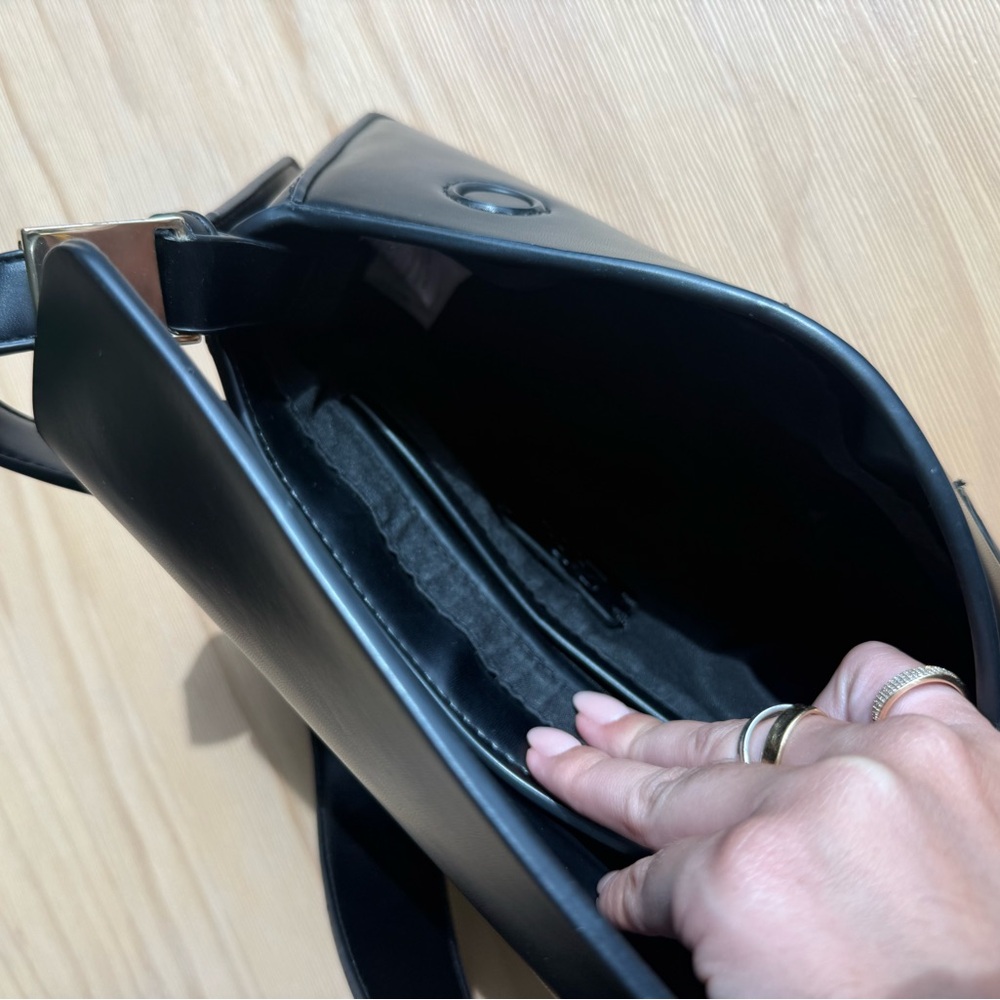 Zara Black Minimalist Shoulder Bag - Picture 4 of 4
